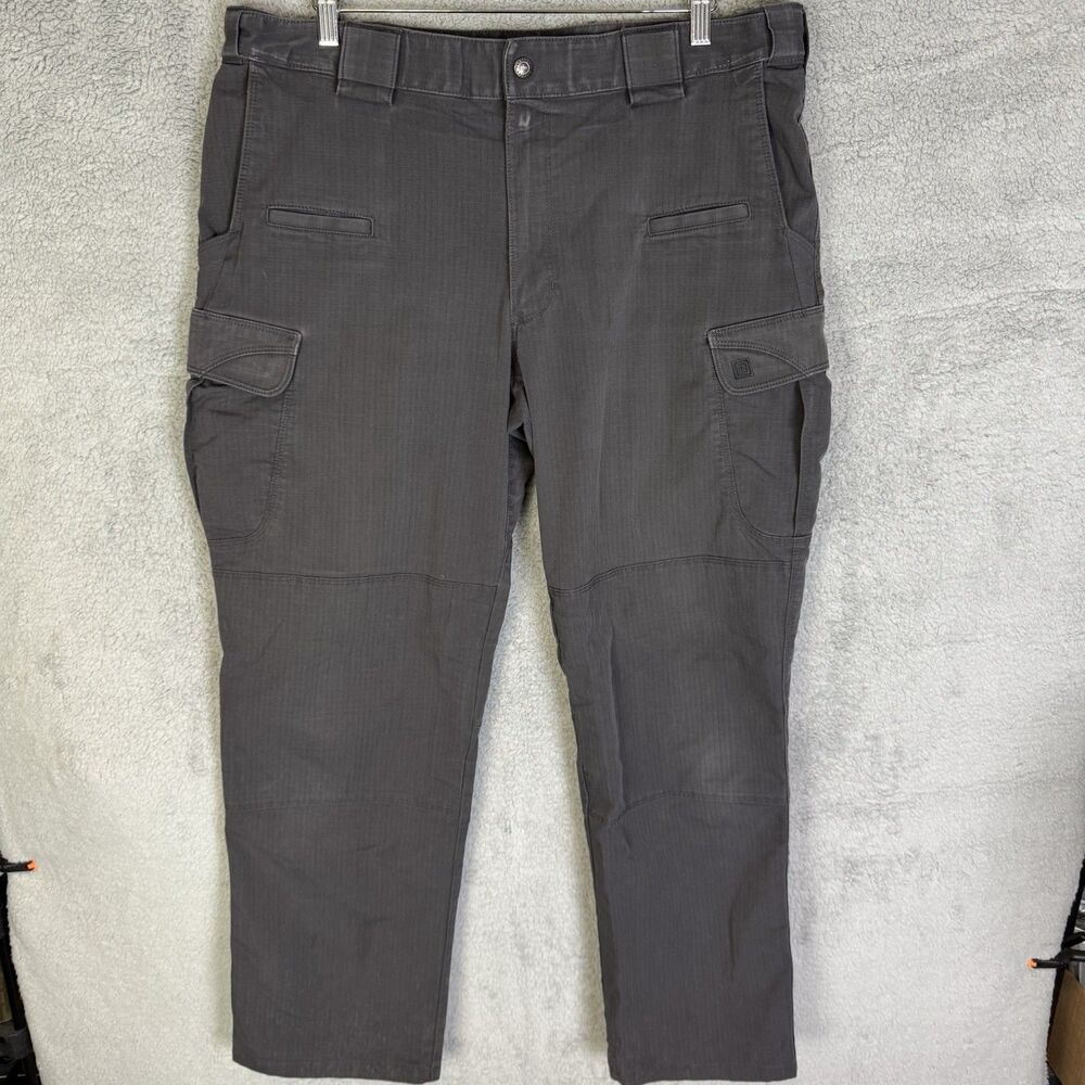 5.11 Tactical Pants Mens 38x31 Grey Taclite Pro Cargo Utility Ripstop Stretch